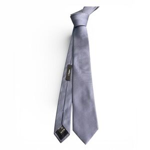 Z Zegna Men's Silver Tie
